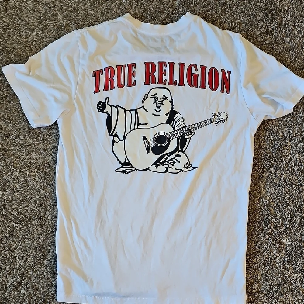 True Religion White Graphic T-Shirt